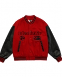  And  Retro Letter Embroidery Jackets Coats Mens Street Hiphop Allmatch Baseball Uniform Couple Casual Jacket  Jackets