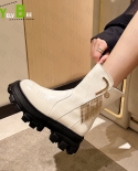Luxury Crystal Marie Jane Women Boots Platform Mid Heels Frige Warm Snow Femme Botas Fashion Dress Wnter 2022 Mujer Zapa