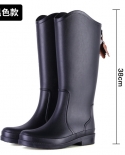 Womens Shoes 2022 Chelsea Boots Thigh High Knee High Fashion Microfiber Fleece Warm Winter Womens Waterproof Rain Boot