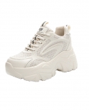 New Inner Heightened Thick-soled Womens Casual White Shoes