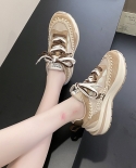 Female Thick Bottom Casual Shoes All-match Fashion Comfortable Sneakers