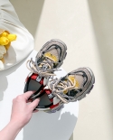 עור אמיתי מודבק נעלי אבא נשים סיטונאי 2022 תחתית עבה חדשה מוגברת נעלי ספורט קזואל נשים הכל