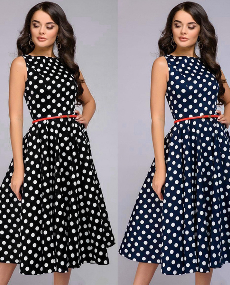 Classy polka hot sale dot dress