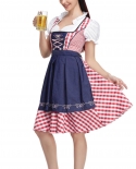 Womens Cosplay Dress Halloween Oktoberfest Dress Body Sculpting Stage Costume Costume Summer Dress With Sleeves For Wom