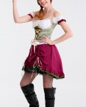 Womens German Bodysuit Costume Suitable For Traditional Bavarian Oktoberfest Carnival Halloween Ladies Dress Suit Separa