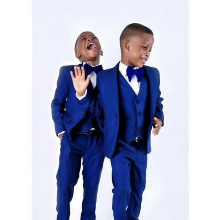 US 87.18 Happy Royal Blue Kids Children Attire Wedding Blazer