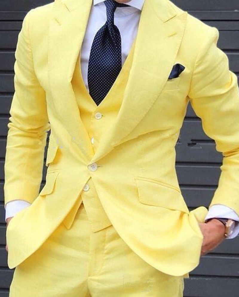 بذلات رجالية صفراء من 3 قطع 2022 مصنوعة حسب الطلب ، أحدث تصاميم معطف بانت ، بدلة رجالية ، بدلة زفاف العرسان ، بدلة جاكيتات