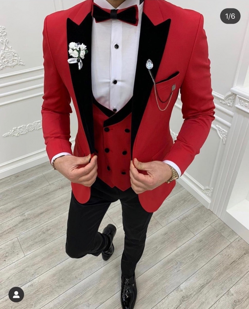 Blazer clearance homme rouge