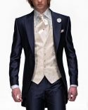 Últimos projetos de calças de casaco masculinos ternos de casamento azul marinho smoking de noivo smoking de casamento terno de 