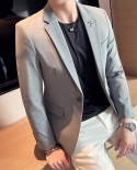 7xl Fall New Mens Business Casual Suit Fashion Solid Color High Quality Home Comfort Banquet Plus Size Groom Dress Men