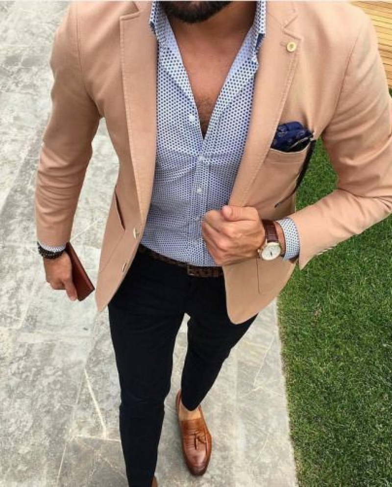 Tan mens shop suit jacket