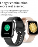 Lige Smart Watch Men Women 2022 Full Touch Bracelet Fitness Tracker Sports Watches Heart Rate Monitor Smart Clock Smartw