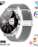 Lige New Nfc Smart Watch Full Touch Watch Amoled Bluetooth Call Voice Assistant Sports Fitness Tracker لهواوي Smartw