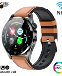 Lige New Nfc Smart Watch Full Touch Watch Amoled Bluetooth Call Voice Assistant Sports Fitness Tracker لهواوي Smartw