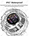 Lige New Smart Watch Men Bluetooth Call Full Touch Sport Fitness Watches Waterproof Heart Rate Steel Band Smartwatch And