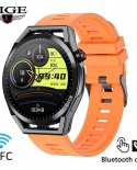 Lige Nfc Smart Watch Men 360*360 Full Touch Sports Fitness Watches Waterproof Bluetooth Call Smartwatch For Huawei Andro
