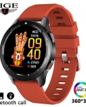 Lige Nfc Smart Watch Uomo Schermo Amoled Sport Fitness Chiamata Bluetooth Orologio digitale Temperatura Ai Assistente vocale Sma