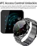 Lige Nfc Smart Watch Amoled Men Bluetooth Call Smartwatch Tp Explosion Proof Anti Scratch Watches Wireless Charger Smart