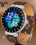 Lige New Nfc Bluetooth Call Smart Watch Women Heart Rate Monitor Sports Fitness Bracelet Custom Watch Face Smartwatch Fo