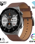 Lige 2022 New Amoled Screen Nfc Men Smart Watch Bluetooth Call Sports Fitness Waterproof Watches For Men Android Ios Sma