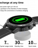 Lige Bluetooth Call Smart Watch Men Wireless Charger Rotary Button Waterproof Music Play Smart Bracelet Ecg Monitor Smar