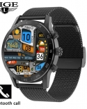 Lige Bluetooth Call Smart Watch Men Wireless Charger Rotary Button Waterproof Music Play Smart Bracelet Ecg Monitor Smar