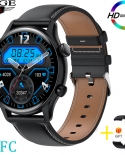 Lige 136 Amoled Smart Watch Men Nfc Smartwatch 2022 Bluetooth Call Digital Watches Password Unlock Wristwatch For Andr