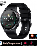 Lige درجة حرارة الجسم ساعة ذكية للرجال Ecgppg ضغط الدم ومعدل ضربات القلب Ip68 مقاوم للماء Smartwatch اللياقة البدنية المسار
