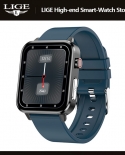 Lige Bluetooth Smart Watch Body Temperature Blood Pressure Heart Rate Sleep Health Monitor Bracelet Sports Waterproof Sm