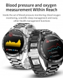 Lige Smart Watch Uomo I9 Plus Bluetooth Chiamata Cardiofrequenzimetro Cinturino in acciaio Orologi Sport Impermeabile Activity T