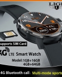 Lige 4g ساعة ذكية الرجال Gps واي فاي بطاقة Sim بلوتوث مكالمة Ip67 مقاوم للماء Smartwatch كاميرا مراقبة المقتفي موقع Phon