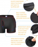 Mens Imbottito Slip Hip Miglioramento Butt Lifter Booty Enhancer Boxer Biancheria Intima Maschile Imbottitura Shapewear Booster 