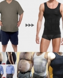 Mens Body Shaper Abs Abdomen Slimming Compression Shirts Belly Reducing Shapewear Corset Top Fitness Hide Gynecomastia U