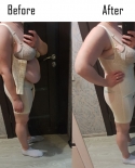 Women Full Body Shaper Seamless Thigh Corset Tummy Control Underbust Slimming Bodysuit Shapewear Powernet Waist Stomach 