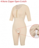 Women Powernet Full Body Shaper Postsurgery Bodysuit Waist Trainer Corset Slimming Thigh Shapewear Tummy Control Arm Sha