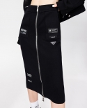 Womens Clothing Slit Skirt Fashion Slim A-line Skirt