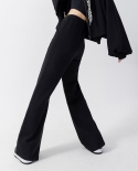 Calça de moletom feminina calça esportiva nova cintura alta com cordão solto casual perna larga