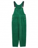 Womens Clothing Autumn Fashion Loose Casual Pants Candy Color Corduroy Overalls