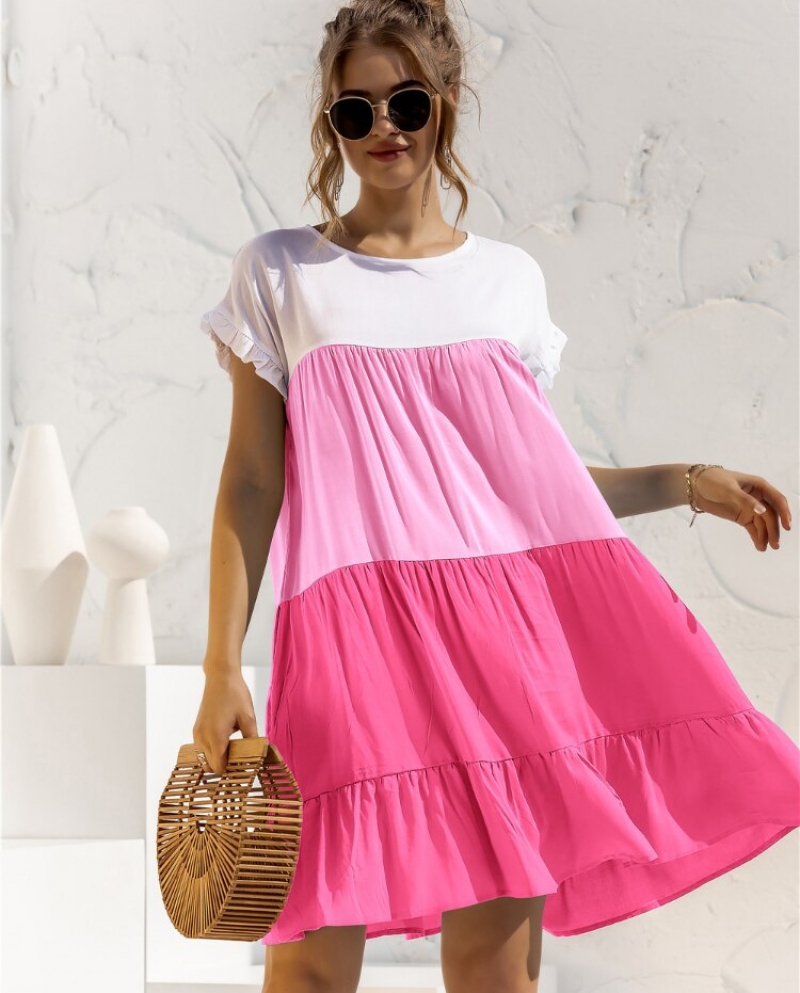 Mini/Short Lace Pink Prom Dress, Cute Homecoming Dresses – dresstby