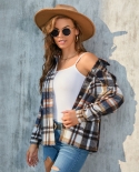 Thickened Fluff Long-sleeved New Plaid Button Shirts Tops