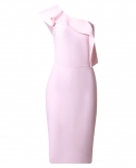 New Lace Sloping Shoulder Elegant Party Ladies Evening Dress Ladies Dress Bandage Skirt