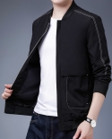 Nuova giacca da uomo con colletto alla coreana, graziosa e atmosferica, casual