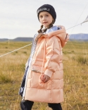 Chaqueta de plumón para niñas Nuevo abrigo brillante grueso de longitud media para niños de invierno