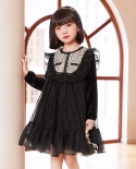 Girls Dress Autumn New Fluffy Yarn Childrens Princess Skirt