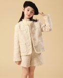 Girls Autumn Suit Two-piece Set New Childrens Jacket