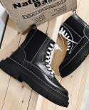 Martin Boots High-top Leather Boots Autumn And Winter New Mens Boots