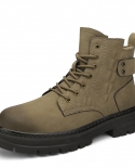 New Mens Boots High-top Thick-soled Martin Boots Autumn And Winter Fashion Boots Big Head Mens Boots