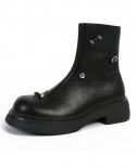 Thick-soled Ankle Boots Martin Boots Womens New Rivets Bare Boots
