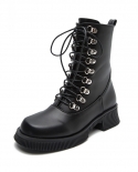Thick-soled Martin Boots Womens New Autumn And Winter Thick Heel Short Boots
