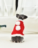 Pet Supplies Dog Christmas Cape Winter Warm Supplies Clothing Thickened Clothes
